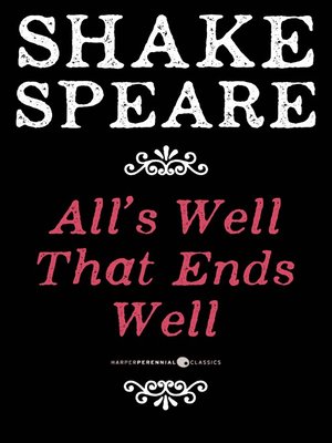 All's Well That Ends Well - ebook